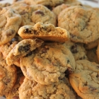 Peanut Buttery Cookies (with chocolate covered raisins!)