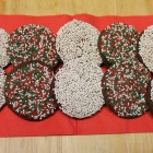 Chocolate Nonpareil Cookies