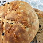 Easy Cheesy Olive Bread