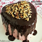Boozy Chocolate Cherry Sundae Cake