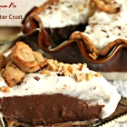 Peanut Butter Pie Crust - and Chocolate Pie!