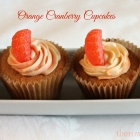 Orange Cranberry Cupcakes