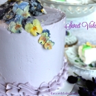 Sweet Violets Cake