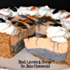 Black Licorice & Orange No-Bake Cheesecake