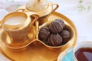 Elegant - until you have to lick the chocolate off your fingers...