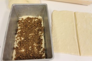 Dough, filling, dough, filling...etc.